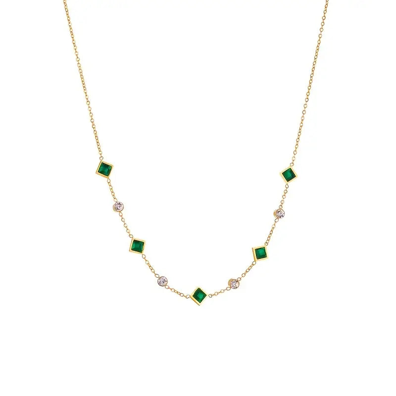 Amelisse Emerald Elegance Necklace