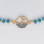 Olivenorma Turquoise Sapphire Dolphin Bracelet