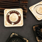 Olivenorma Wooden Engraved Moon Bracelet Display Holder