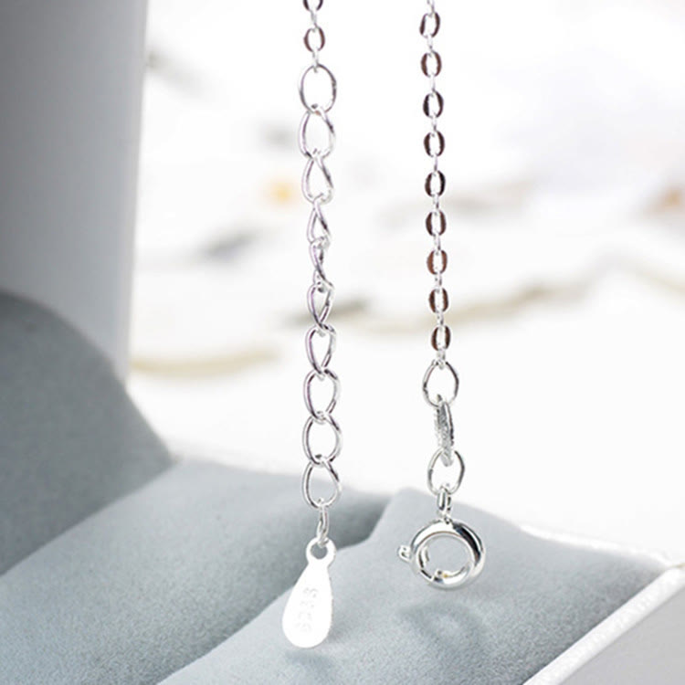 Olivenorma Silver Cat Moonstone Pendant Bracelet