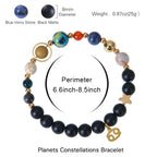 Olivenorma Twelve Constellations Eight Planets Gemstone Bracelet