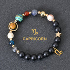 Olivenorma Twelve Constellations Eight Planets Gemstone Bracelet