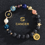 Olivenorma Twelve Constellations Eight Planets Gemstone Bracelet