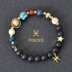 Olivenorma Twelve Constellations Eight Planets Gemstone Bracelet