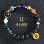 Olivenorma Twelve Constellations Eight Planets Gemstone Bracelet