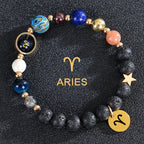 Olivenorma Twelve Constellations Eight Planets Gemstone Bracelet