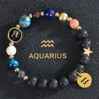 Olivenorma Twelve Constellations Eight Planets Gemstone Bracelet