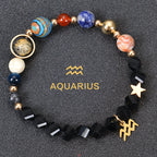 Olivenorma Twelve Constellations Eight Planets Gemstone Bracelet