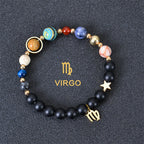 Olivenorma Twelve Constellations Eight Planets Gemstone Bracelet