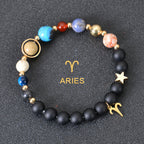 Olivenorma Twelve Constellations Eight Planets Gemstone Bracelet