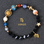 Olivenorma Twelve Constellations Eight Planets Gemstone Bracelet