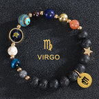 Olivenorma Twelve Constellations Eight Planets Gemstone Bracelet