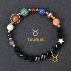 Olivenorma Twelve Constellations Eight Planets Gemstone Bracelet