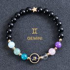 Olivenorma Twelve Constellations Eight Planets Gemstone Bracelet