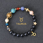 Olivenorma Twelve Constellations Eight Planets Gemstone Bracelet
