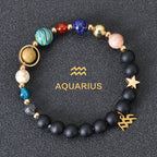 Olivenorma Twelve Constellations Eight Planets Gemstone Bracelet