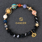 Olivenorma Twelve Constellations Eight Planets Gemstone Bracelet