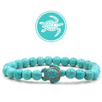 Olivenorma Turtle Blessing Amulet Gemstone Bracelet