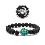 Olivenorma Turtle Blessing Amulet Gemstone Bracelet