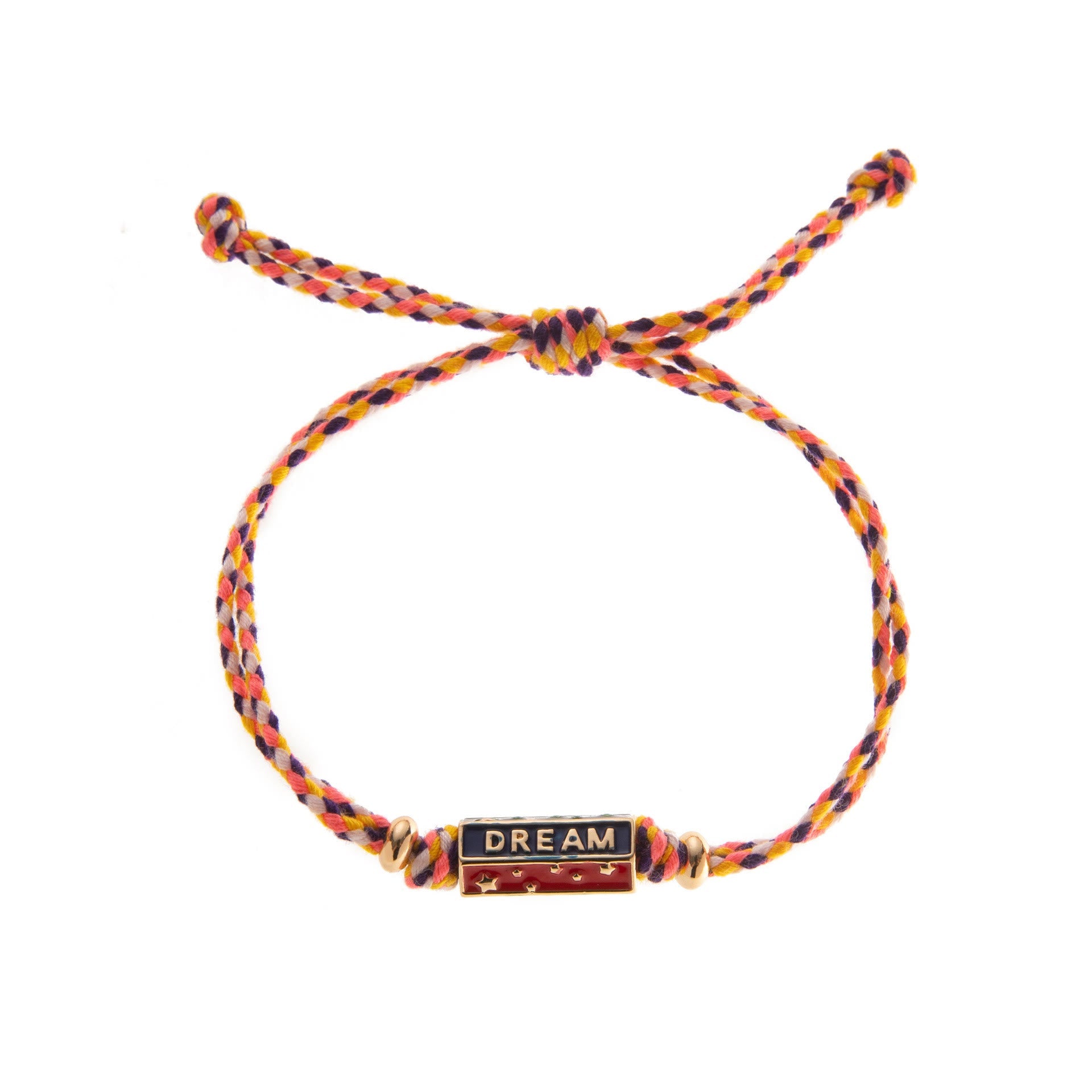 Olivenorma Tribal Tarot Featuring Letter Charm Braided Rope Necklace Bracelet