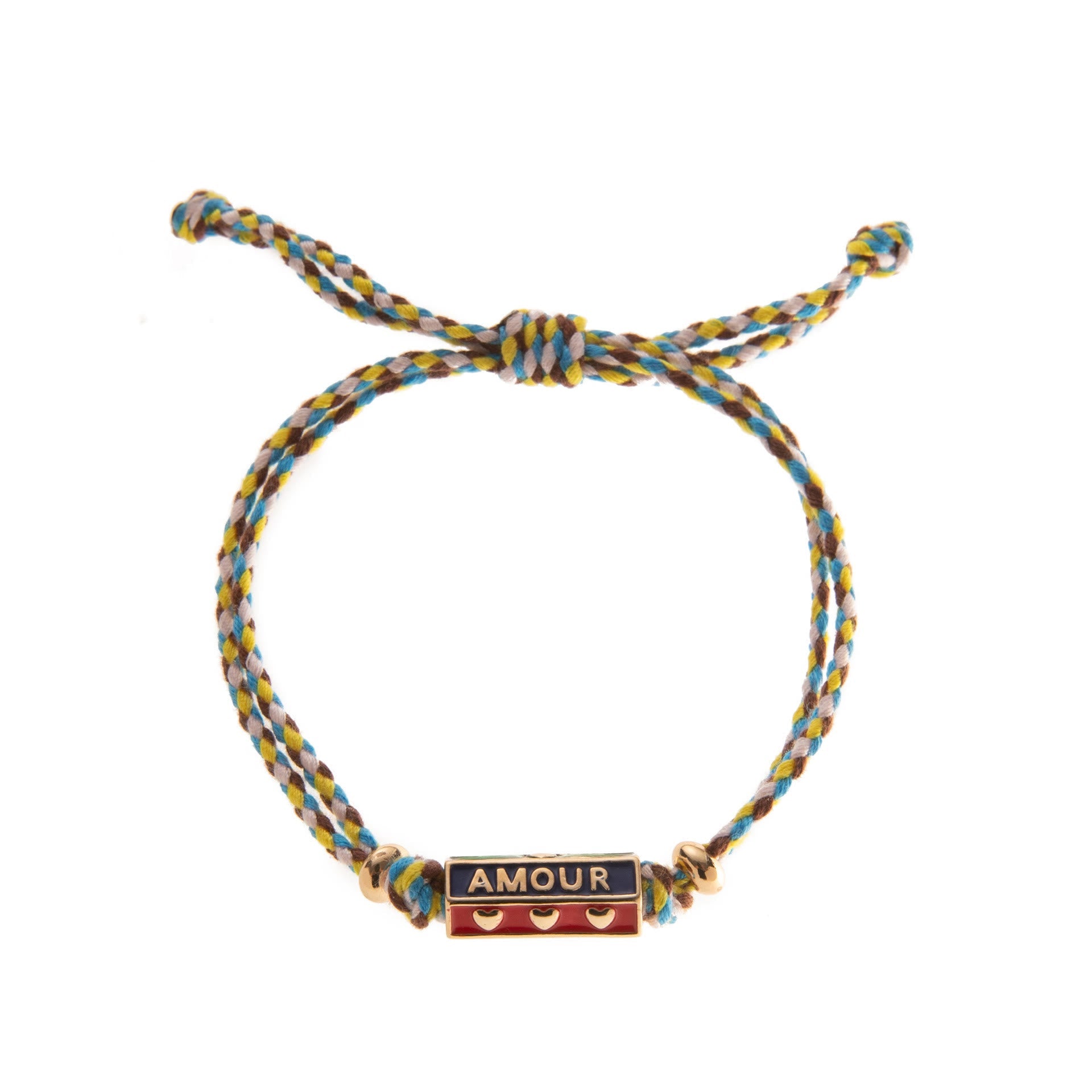 Olivenorma Tribal Tarot Featuring Letter Charm Braided Rope Necklace Bracelet