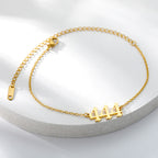 Angel Number Spiritual Anklet Bracelet