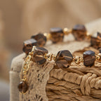 Smoky Quartz Cleaning Gemstone Bracelet