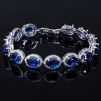 Serenity Blue Silver Bracelet
