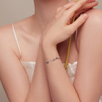 Sterling Silver Paw Print Bracelet