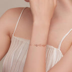 Sterling Silver Paw Print Bracelet