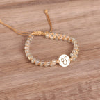 Olivenorma Zodiac Crystal Healling Balance Wrap Bracelet