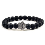 Beaded Paw Bracelet ��������������������������� Natural Stone Design