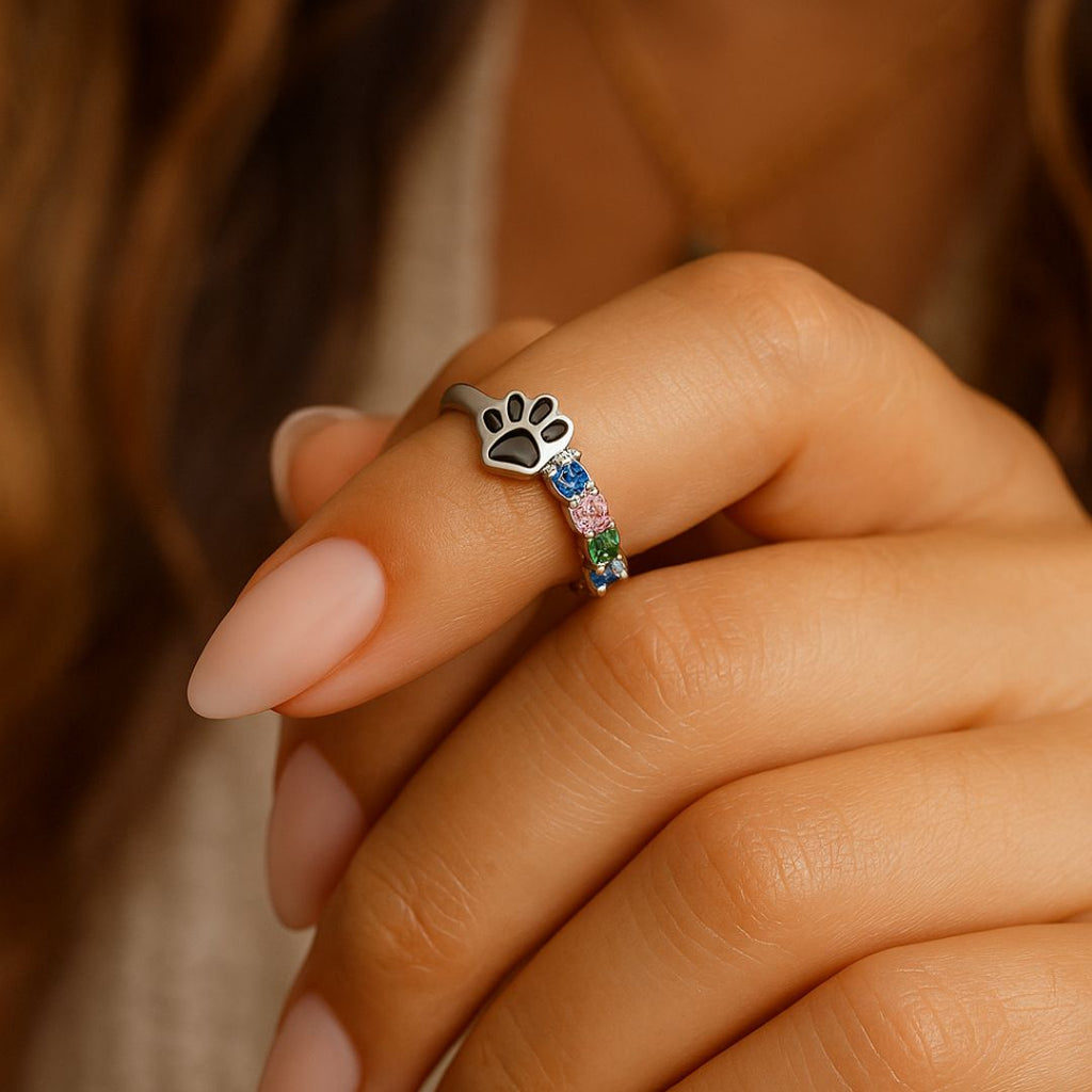 Adjustable Rainbow Bridge Ring