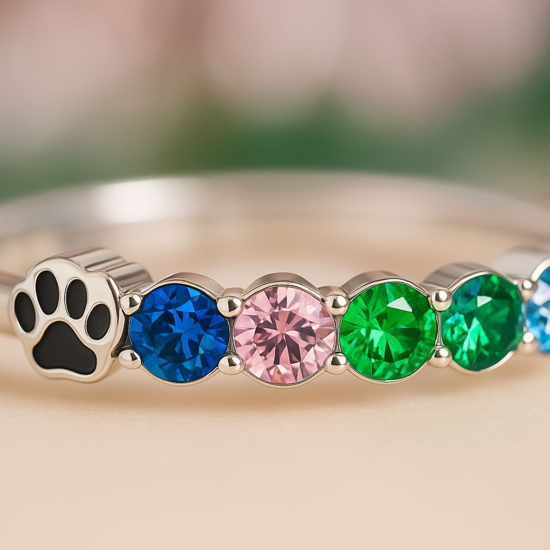 Adjustable Rainbow Bridge Ring