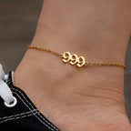 Angel Number Spiritual Anklet Bracelet