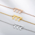 Angel Number Spiritual Anklet Bracelet