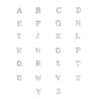 Vita Signa Initial Bracelet | White Gold