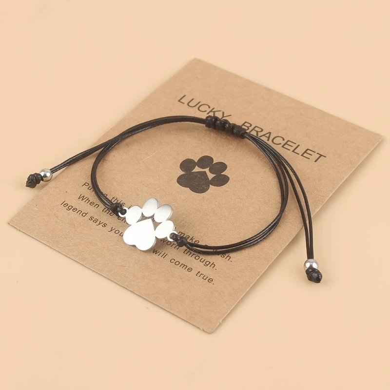 Paw Black Layer Bracelet