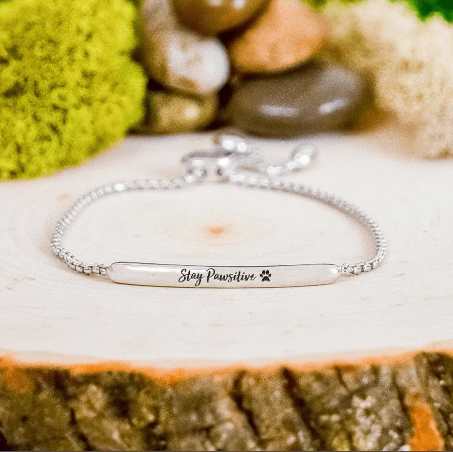Stay Pawsitive Bracelet