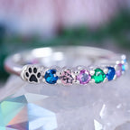 Adjustable Rainbow Bridge Ring