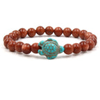 Unique Natural Stone Beads Turtle Bracelets