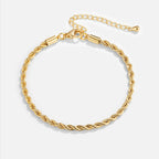 Twisted Chic Gold Bracelet